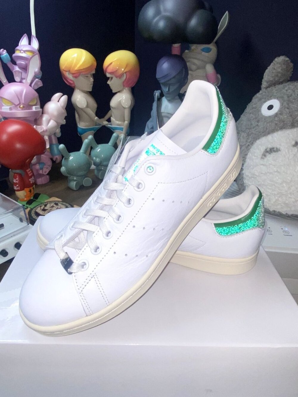 adidas Swarovski Stan Smith FX7482 White Green Men's 8